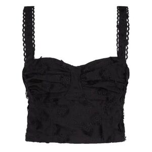 FARM Rio 3D Flower Corset Top Small
